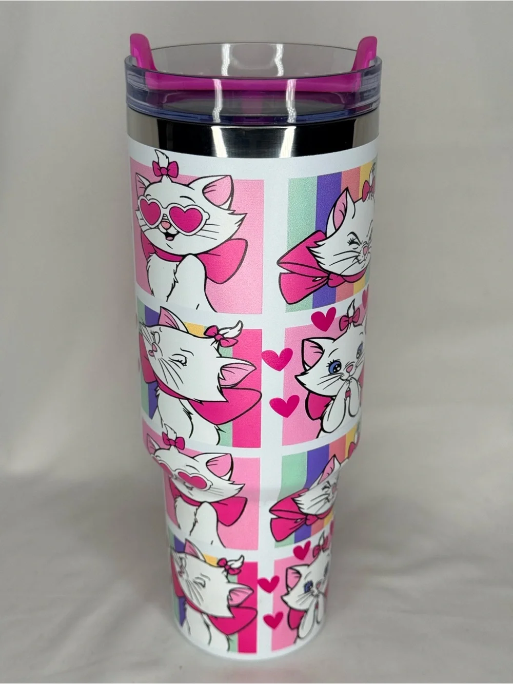 The Aristocats Marie 40oz Insulated Tumbler with Handle & Straw